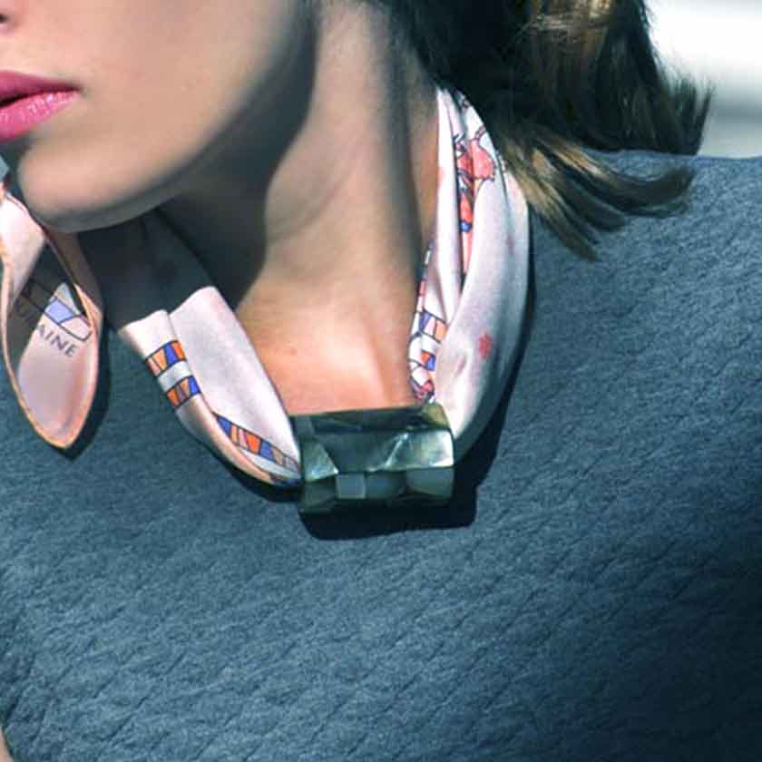 scarf rings and scarf pendants lookbook by anne touraine paris